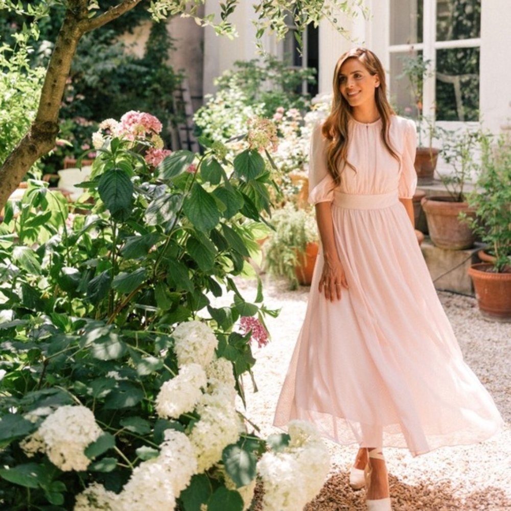 *RARE* NWT Gal Meets Glam Louise Dress Pink Maxi